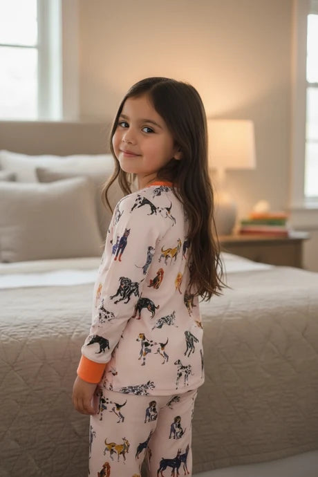 Matching Sibling Doggie Themed PJ's – Preorder