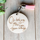 "You are more than enough" Keychain