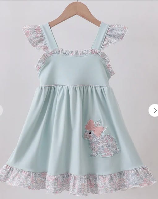 Applique Bunny Dress