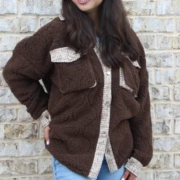 Plaid Accent Shacket – Including Plus Size!