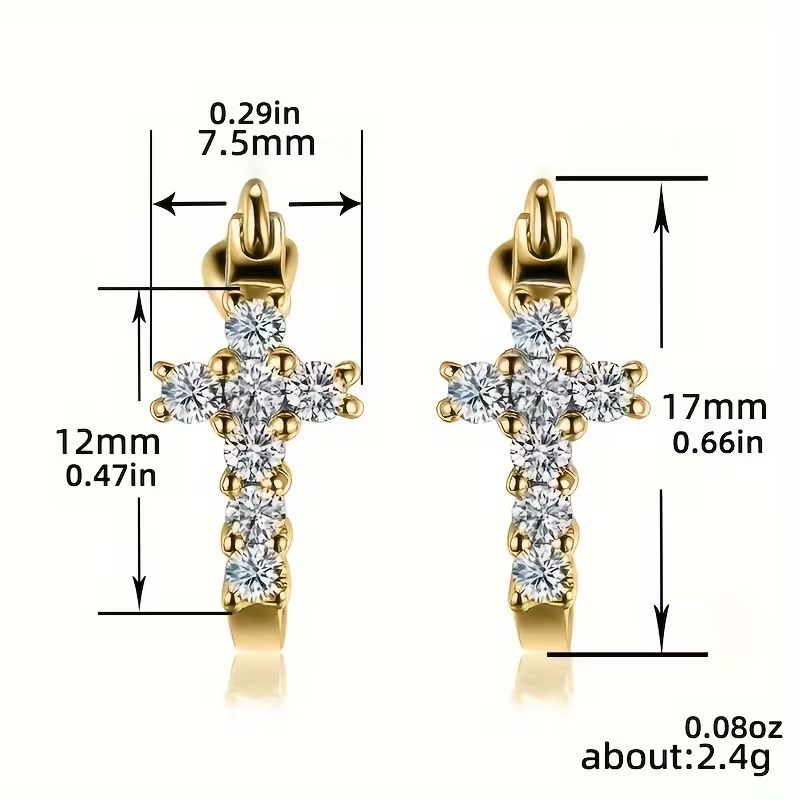 Christian Cross Earrings – Preorder