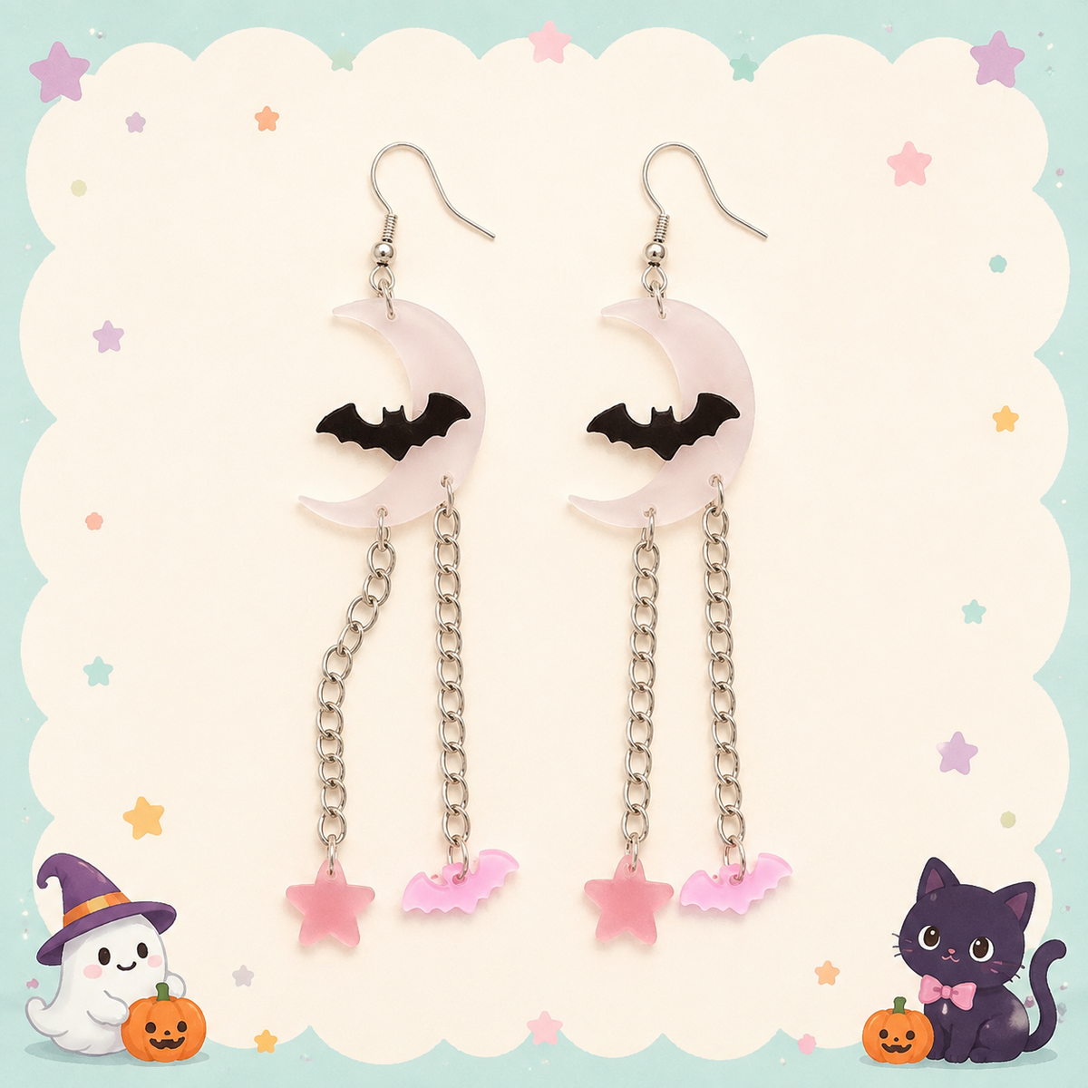 Happy Halloween Statement Earrings – Preorder