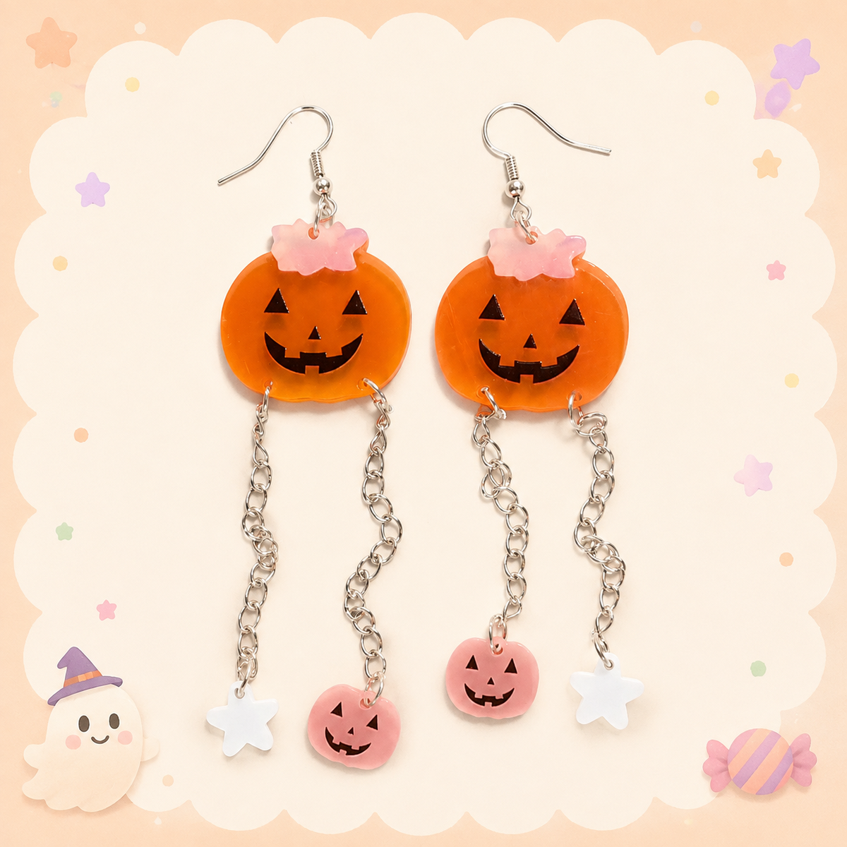 Happy Halloween Statement Earrings – Preorder