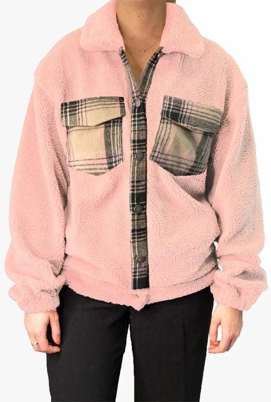 Plaid Accent Shacket – Including Plus Size!
